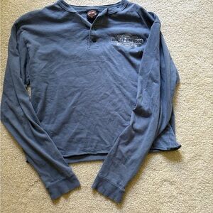 Harley-Davidson Gray Logo Long Sleeve